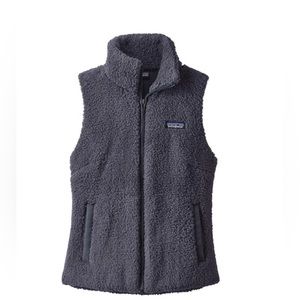 Patagonia Womens Los Gatos Vest Size Small Gray Sherpa
